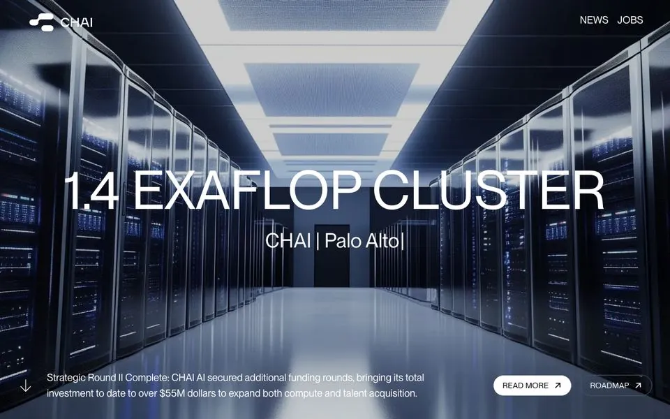 Chai homepage screenshot